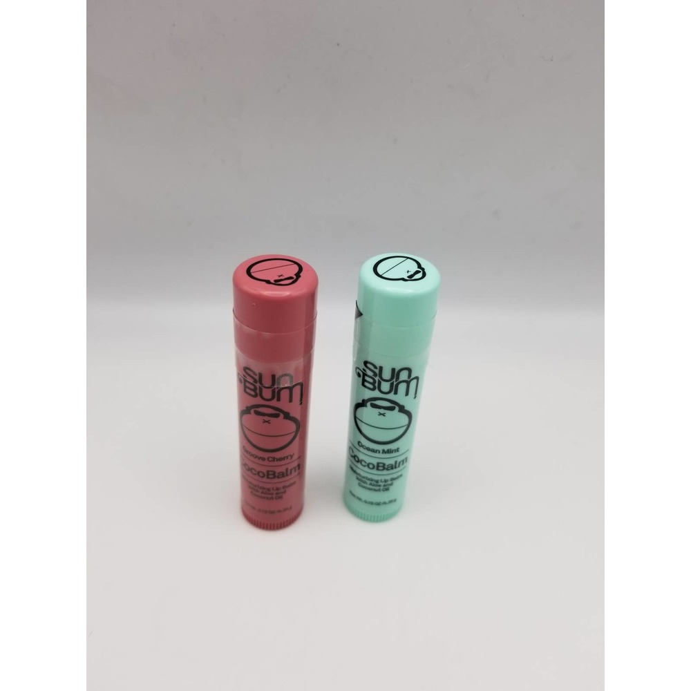 Sun Bum Coco Balm Moisturizing Lip Balm 2 Ocean Mist and Groove Cherry